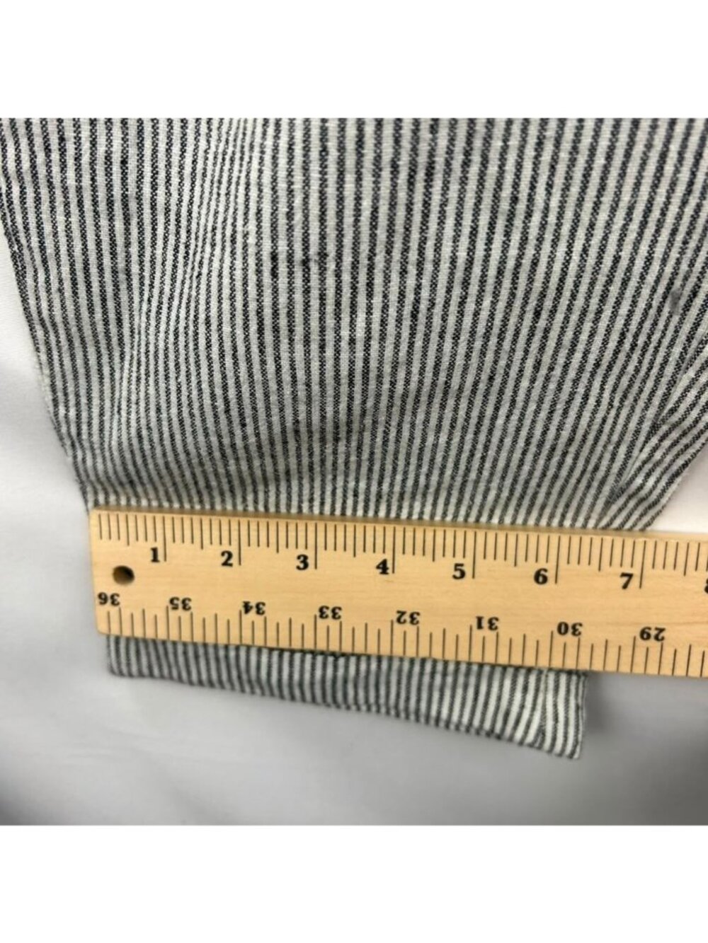 J.Crew Factory Pants Womens Size 4 Gray/White Striped Linen Blend Drawstring NWT - Picture 7 of 16